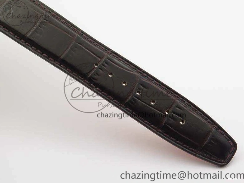 MIROTIME 1221 Neat Da Vinci IW356601 RG MKF 1:1 Best Edition White Dial On Brown Leather Strap A 7230